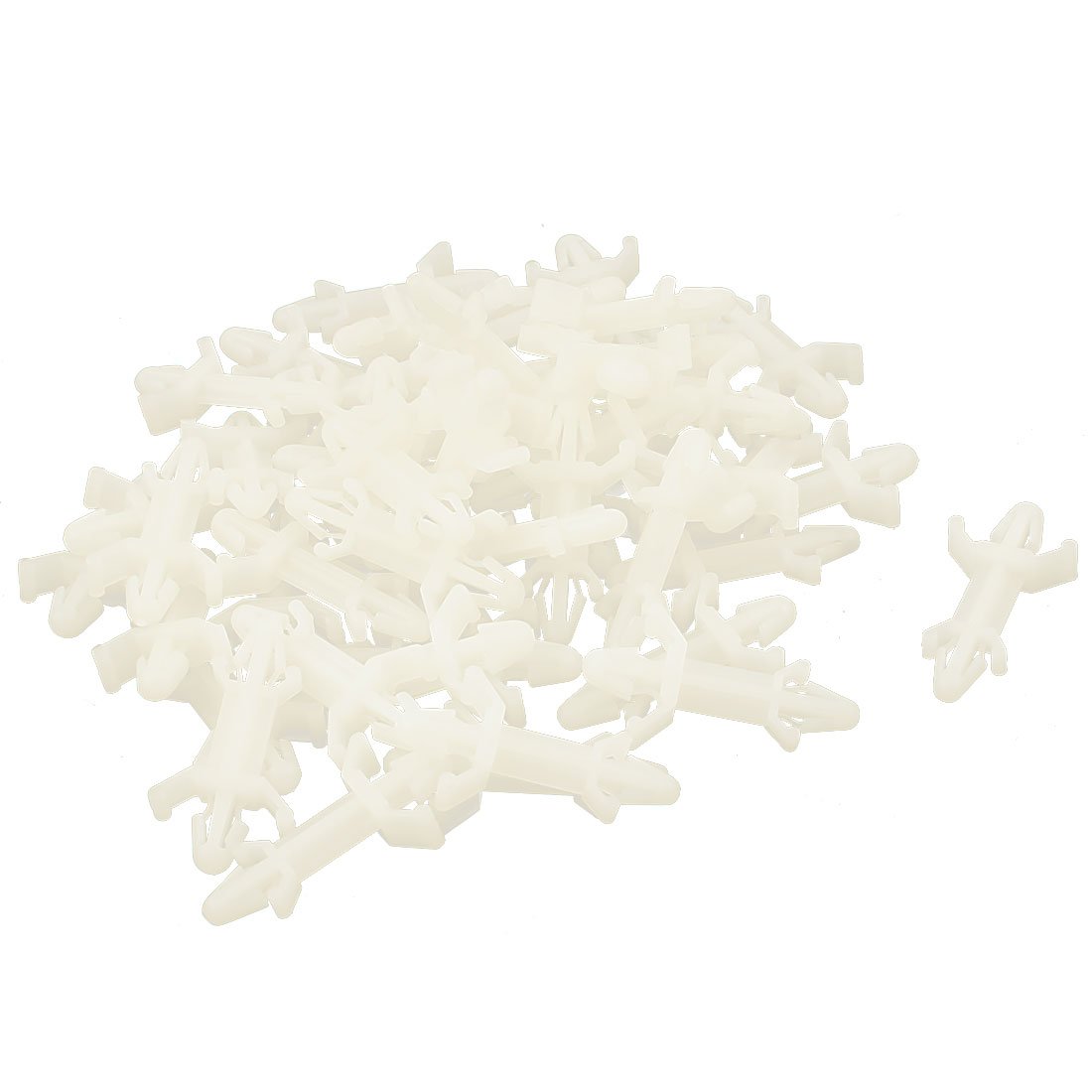 Aexit 50Pcs Nylon Cleaning Brushes Reverse Locking Circuit Boards Support PCB Antistatic Brushes Spacer CS-0813