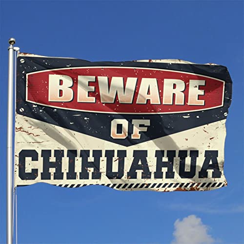 Drapeau Chihuahua original : idée cadeau cool pour extérieur et man cave