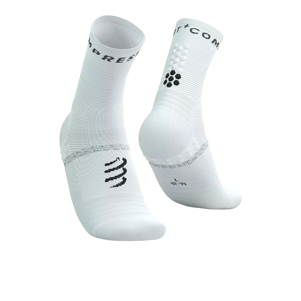COMPRESSPORT Calze Sportive PRO Marathon Bianco
