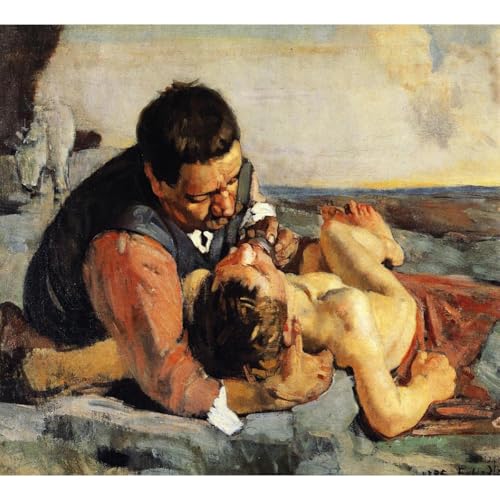 Toile anti décoloration Le Bon Samaritain déco murale durable 1885