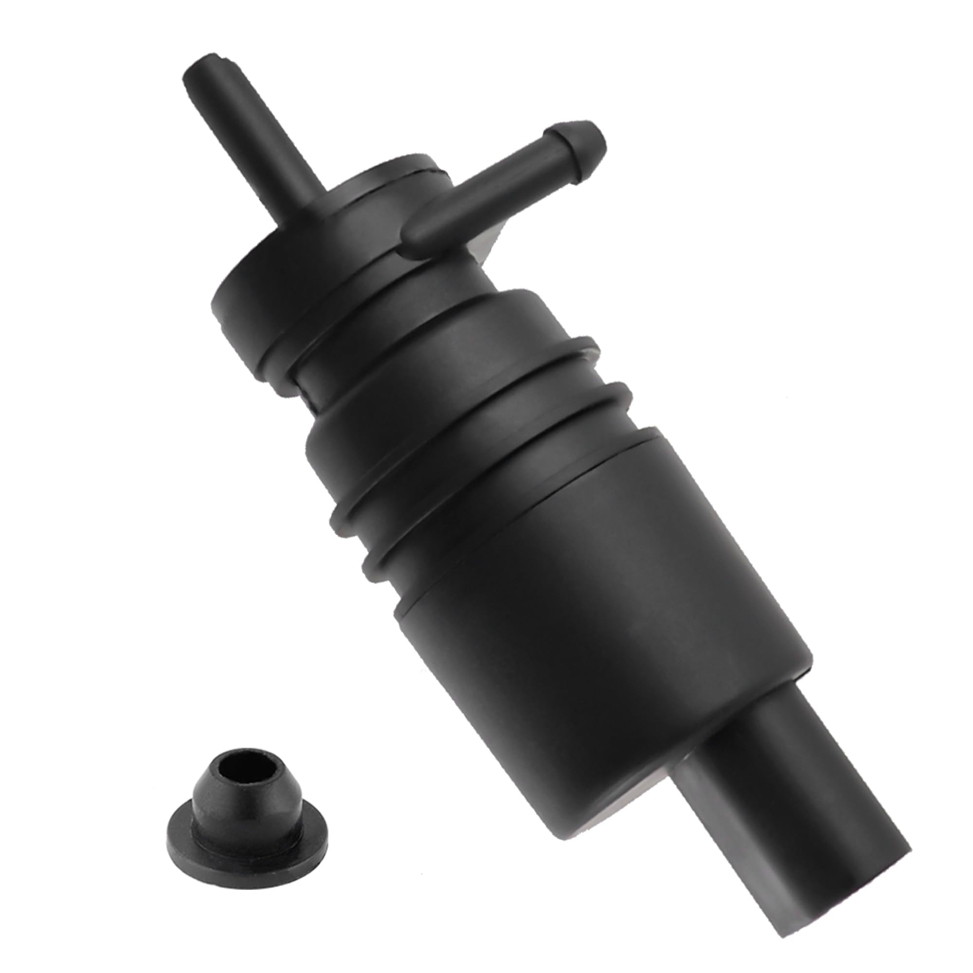 SSNNUUWindshield Washer Pump Replacement OEM#67128362154,67128377612 with Grommet,Windshield Wiper Pump Compatible with Audi BMW Chevrolet Chrysler,Standard Windshield Washer Fluid Pump(for Audi)