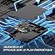 KingSpec 1TB 2.5 SATA SSD Festplatte Intern SATA 3 interne SSD 3D NAND Flash, kompatibel mit Desktop/Laptop
