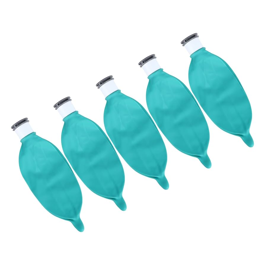 5PCS 0.5L NBR Reusable Training Gasbag, For Laboratory Industrial