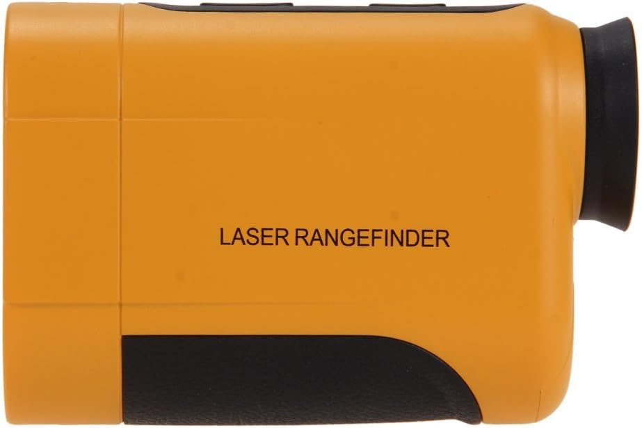 Foxpic Golf Laser Rangefinder, 1200m/1312Yards Waterproof Digital Laser Rangefinder Binoculars with 6X Magnification for Hunting, Golf, Engineering Survey (Yellow)
