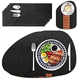 🍝【Zufriedenheits Service】：Sie werden die praktischen Platzsets und Untersetzer lieben. Tischsets sind Ihre Voraussetzung für ein hochwertiges Leben. Wir liefern auch hochwertige Produkte und After-Sales-Service Wenn Sie Fragen haben, zögern Sie nicht, uns zu kontaktieren. Wir werden Ihnen 100% Zufriedenheit bieten.