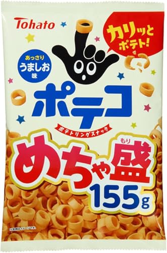東ハト めちゃ盛ポテコうましお味 155gのサムネイル
