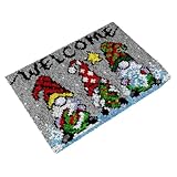 QUXVUIS Knüpfhaken Set zum Sticken, ungiftig, geruchlos, lange Lebensdauer, breite Anwendung, schlagfest, Weihnachtshäkeln, Typ 1