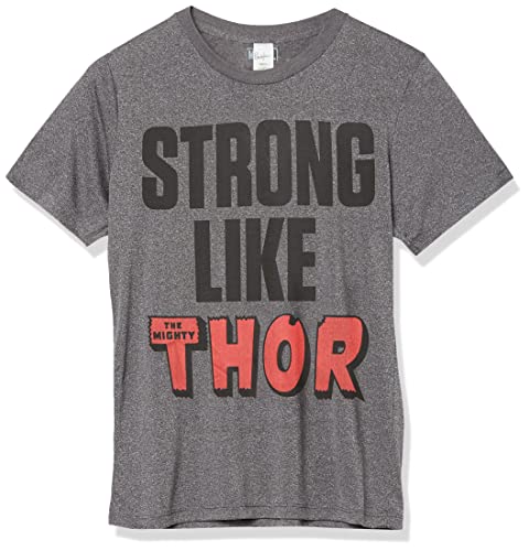 T-shirt Thor pour garçon Marvel t-shirt anthracite en coton