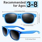 12/24/36/48 Pack Lunettes de soleil Neon Enfants Garçons et filles Lunettes Enfants Fournitures pour la fête en vrac pour piscine de plage