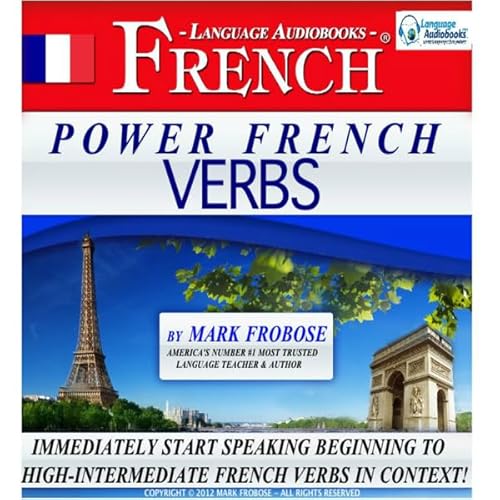 Power French Verbs I (English and French Edition) Audiolivro Por Mark Frobose capa
