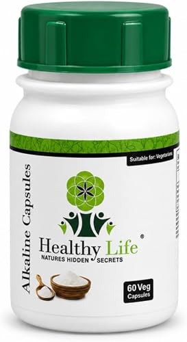 Alkaline Mineral Capsules 500mg | 60 Vegan Capsules | Daily Supplement - 1 Pack