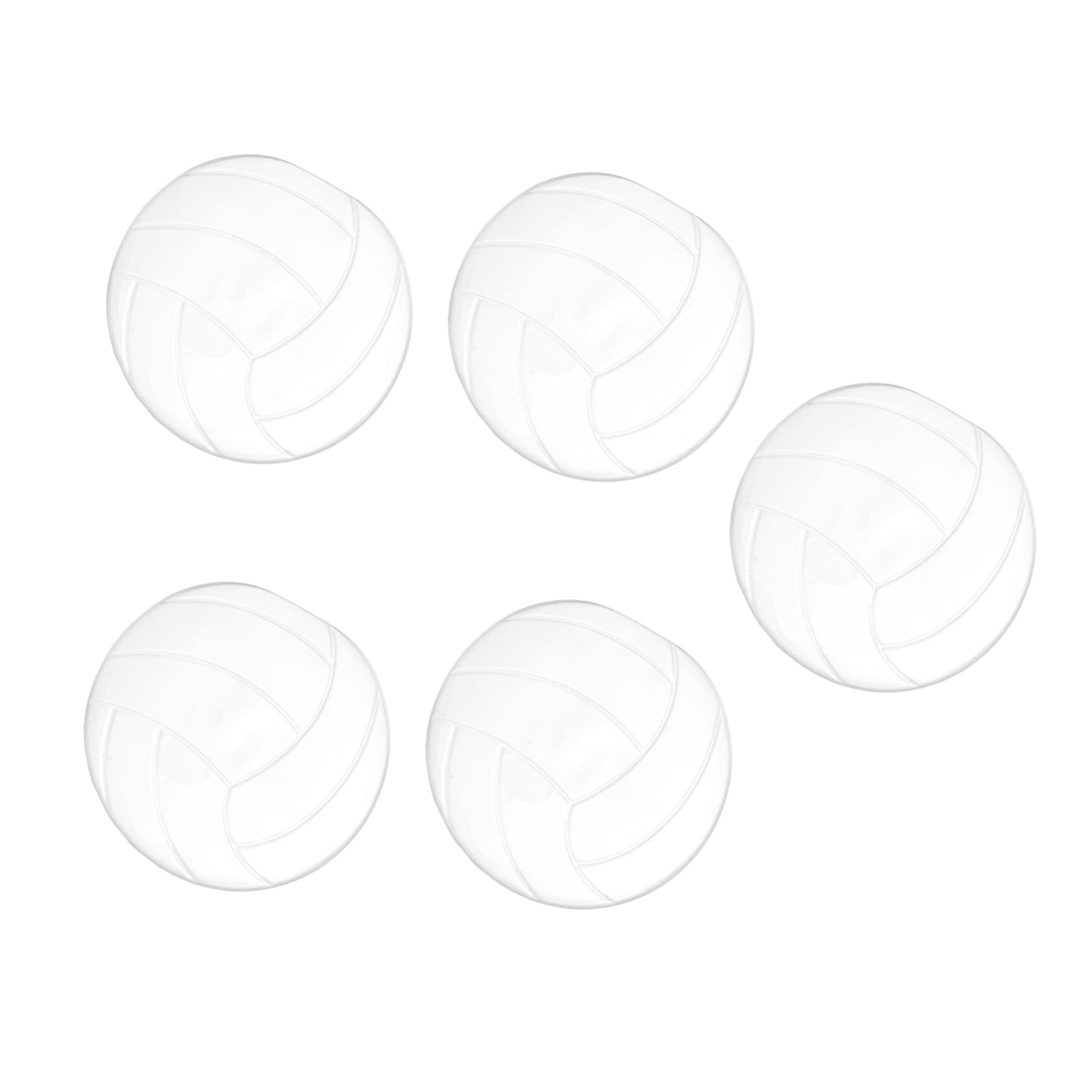 DOITOOL 5Pcs Transparent Self-Adhesive Door Stopper and Wall Protector Bumper Pads for Noise Reduction and Surface Protection Cabinets Doors and Furniture in Home Office
