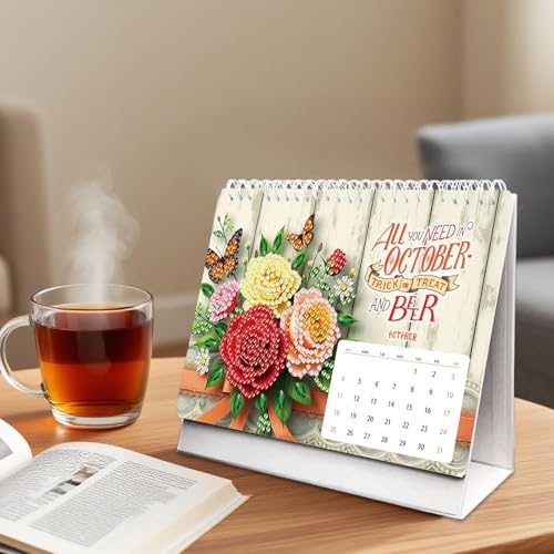 Calendrier de bureau 2026 strass, le cadeau idéal pour Noël et anniversaire - 2