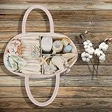 XUANGUO Organizer na pieluchy dla dziewczynki, chłopca, lina, kosz do przechowywania, przenośny uchwyt, torba na przewijak, samochód, podróż, baby shower, prezenty, niezbędne artykuły dla noworodka
