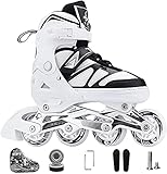 【MODERNES DESIGN】Die Inline-Skates zeichnen sich nicht nur durch eine hohe Qualität, sondern auch durch ihr einzigartiges Design aus. Jedes Produkt wird nach den aktuellsten Trends entworfen