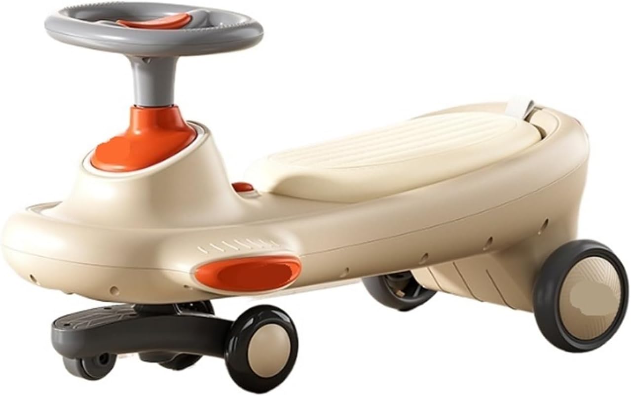 Twist car Swing Car for Kids Ride On Toys Under Seat Storage Silent Wheels, for Boys Girls Indoor Outdoor Play Ride on Toy(Orange)