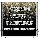 BELECO Fabric 10x10ft Custom Backdrop Personalized Backdrops Customize Backdrop with Picture Customized Background Banner for Party Decorations Gift for Birthday Wedding Graduation Valentine's Day - Image 2