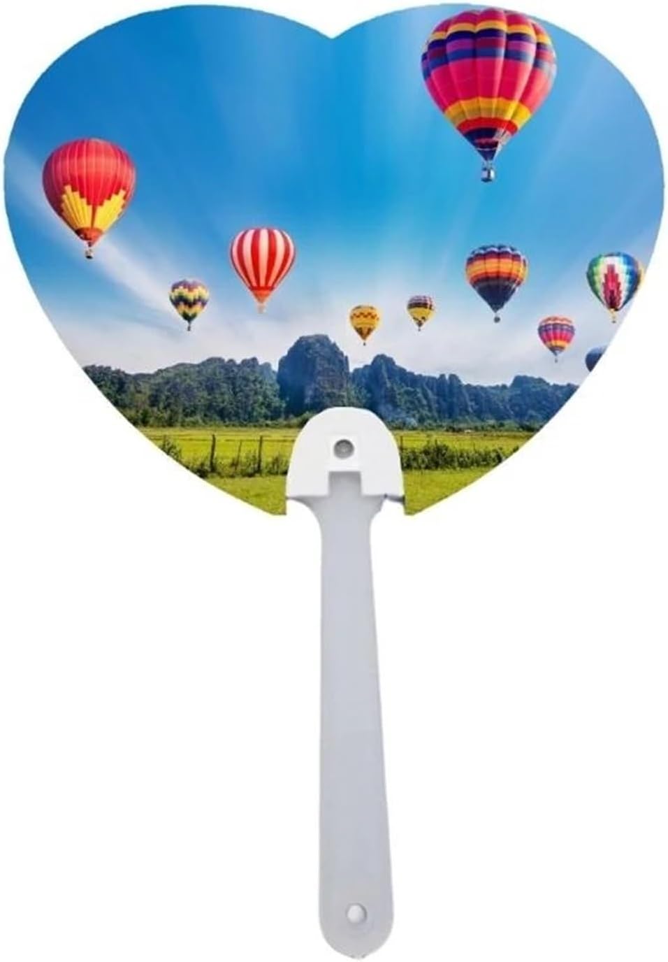 10Pcs Double Sided Sublimation Hand Fan Church Functions and Unique Gift