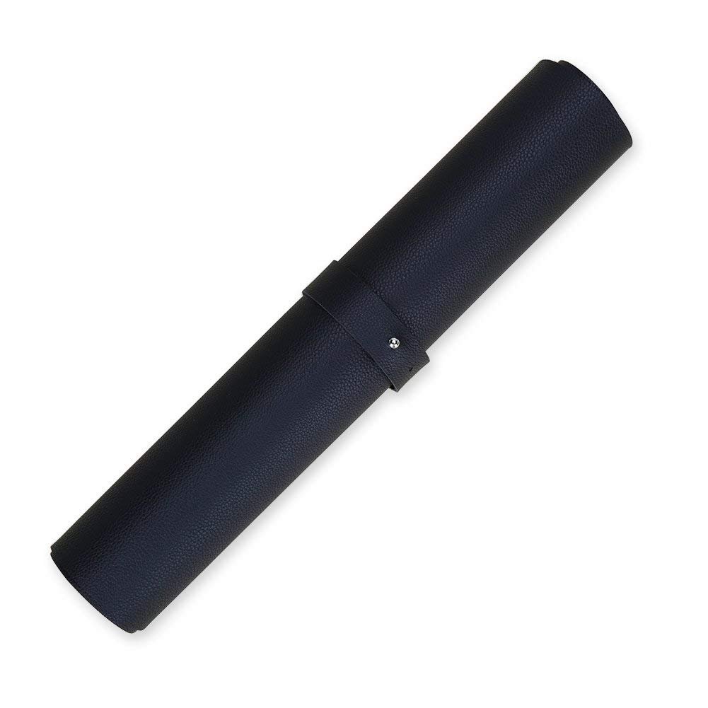 LiLan Alfombrilla de Escritorio Cuero Grande, 600x300mm, Negro