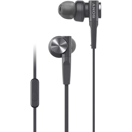 Sony MDR-XB55AP Premium in-Ear Extra Bass Wired Headphones with Mic (Black)