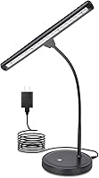 Vista 4 de Luz de música de piano de 18 LED con soporte ajustable para piano de cola, músico, lectura de libros, manualidades