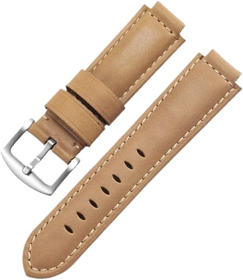 Genuine Leather Watch Strap fit for Casio GST-B400 GST-B200 Sweat-Proof Men Raised Mouth Frosted Cowhide Watchband Accessories14 16mm