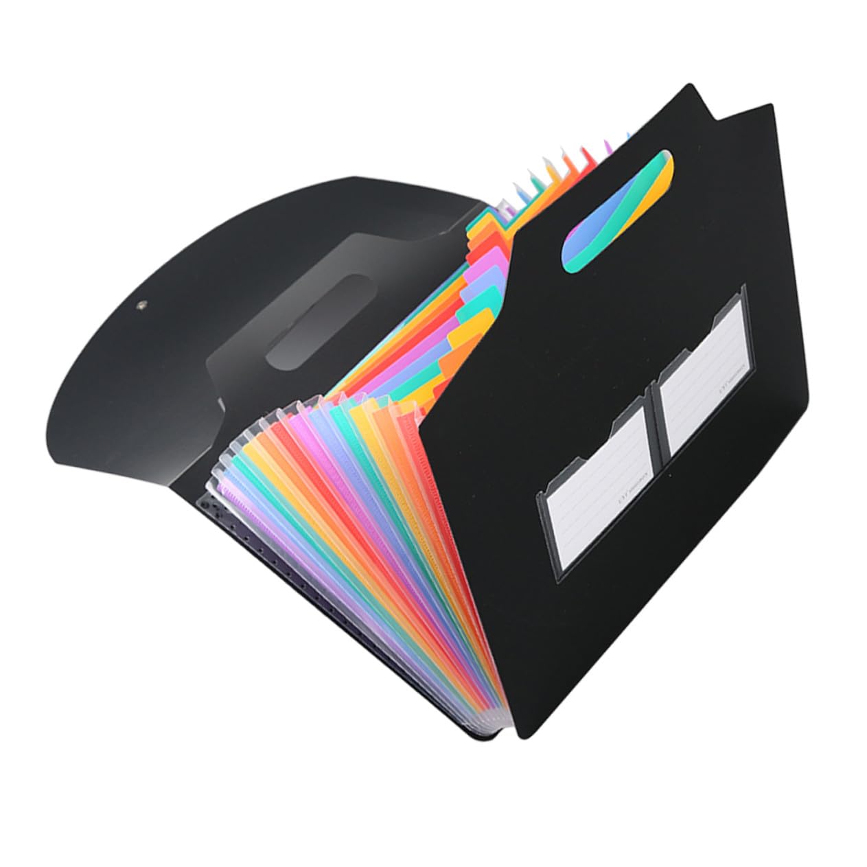jojofuny 3 Pezzi Cartellina Portadocumenti Portatile Scomparti Organizer File con Tasche Borsa Leggera per Ufficio e Casa per Contratti e Fatture
