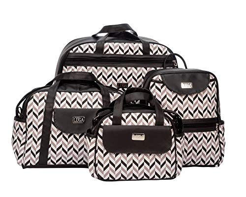 Kit Maternidade 4 Peças Menfis, Luga, Preto/Estampa