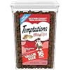 Temptations MixUps Backyard Cookout Flavor Crunchy and Soft Cat Treats, 16 oz. Tub