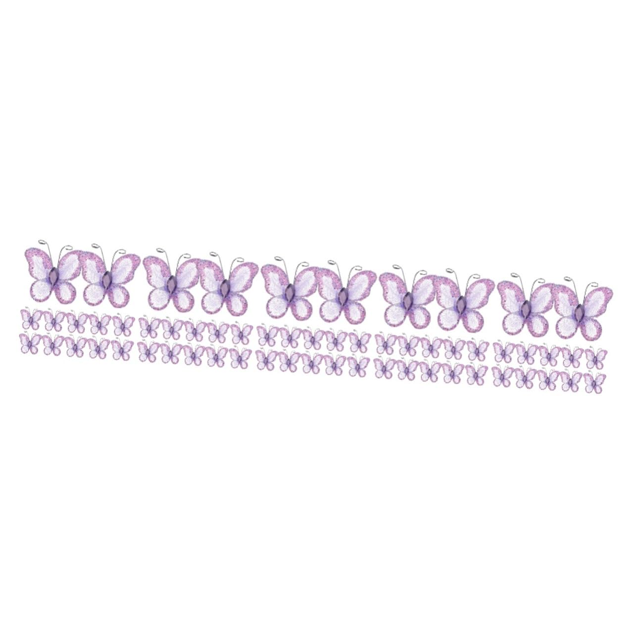 Décoration de mariage en organza 3D Operitacx lot de 5