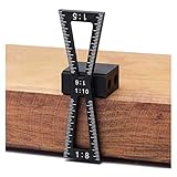 Tolles praktisches kleines Werkzeug für Woodworker, einfach, um genaue Dovetails zu markieren, schnelles und genaues Dovetail-Layout.Markieren Sie mit beiden Hängen für weiche und hart aufgebaute Wälder genau.