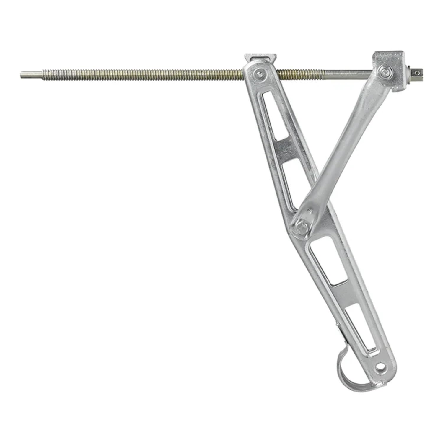 Preiswert & Gut 2X Nivellierstützen für Wohnwagen Anhänger ohne Systemchassis Set höhenverstellbar aus verzinktem Stahl mit Trapezgewinde zur sicheren Abstützung bis 1500 kg je Stütze