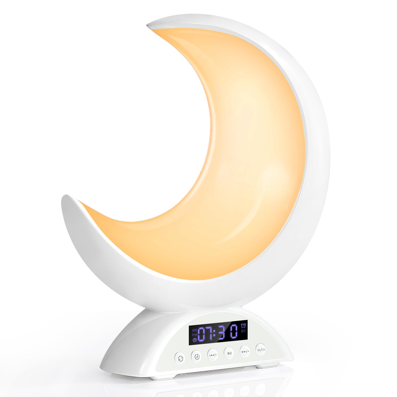 Lampada Sveglia Lunare Con Bluetooth - Luce Notturna RGB, Altoparlante, Touch - Foto 13