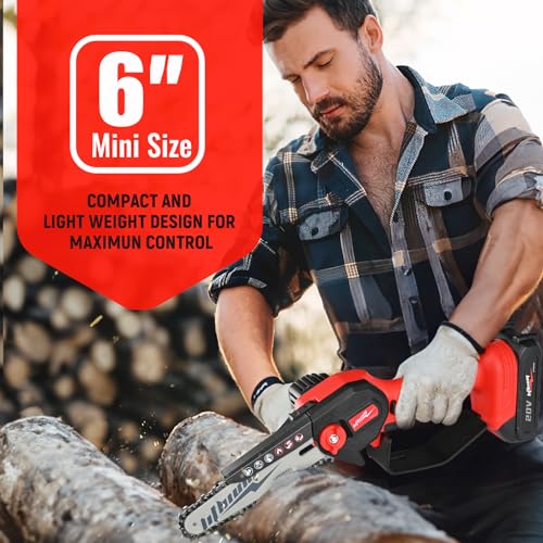 BEEDECK 6-Inch Cordless Chainsaw