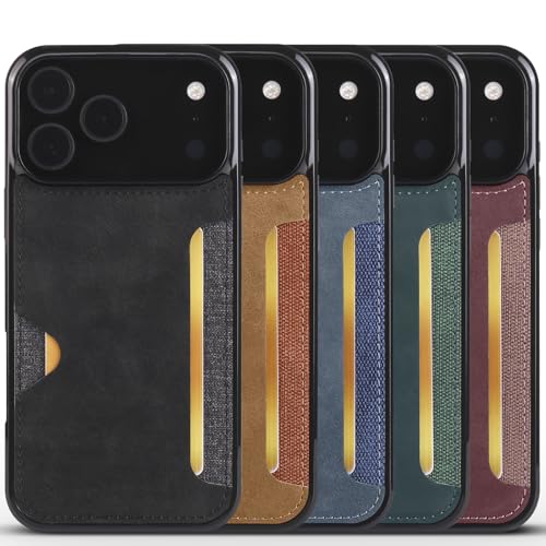 Étui iPhone 16 Pro cuir rétro : dites adieu au portefeuille encombrant - 6