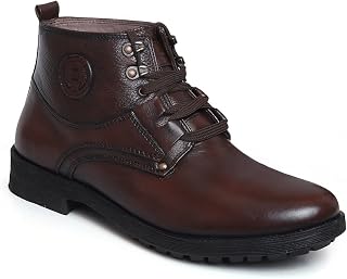 Zoom High Ankle Genuine Leather Shoes Boots for Men Formal Casual Branded A-4701 | Men's Ankle Boots With Laces | High Ank... Price In India