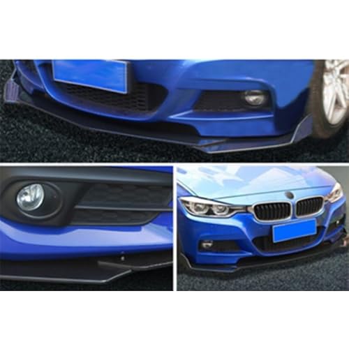 NTING Universal Car Front Bumper Lip, Adjustable Air Dam Body Kit Chin Spoiler Splitter Diffuser 5PCS/Set, Glossy Black - Thumbnail 5