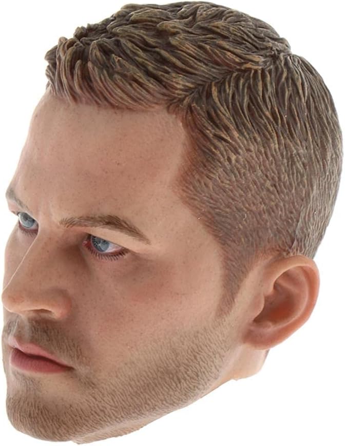 1/6 Scale European and Male Figure Head, Doll Head