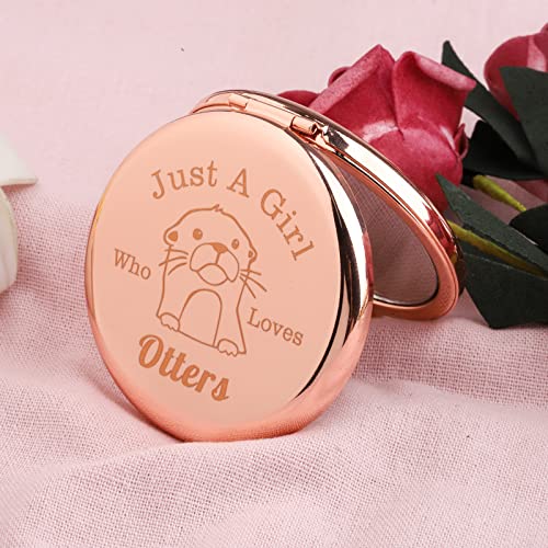 FEELMEM Specchio compatto per amanti della lontra