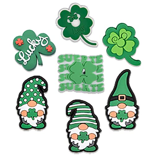 19 Pcs Patrick's Day Croc Charms For Kids Boys Girls,St. Patrick's Day Decorations Croc Charms, Lucky Shoe Charms For Clog Shoe, St.patrick's Day Accessories #TOP4