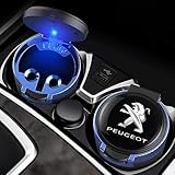 車用灰皿 プジョー 406 408 4008 5008 206 308 3008 508 301 ポータブル 防臭 防風 無煙 車用灰皿 蓋付き 自動車内装アクセサリー,normal-A Blue [並行輸入品]