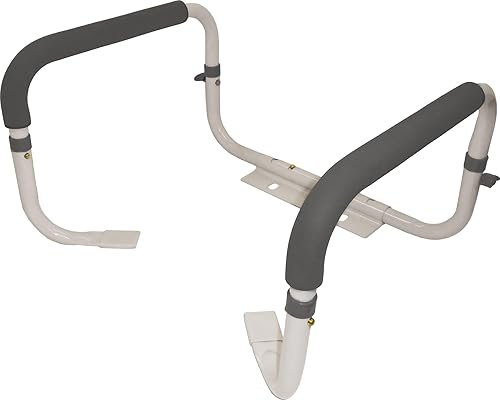 Miniatura 6 de NOVA Rieles de inodoro, pasamanos acolchados para asiento de inodoro, marco de soporte de seguridad para inodoro de baño, instalación rápida y fácil