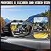 Towing Mirrors, Mirror Extensions For Towing, Mirror 360 Degree Rotation, Adjustable Dual View Tow Mirrors for Vehicle Car Truck Trailer Auto Caravan, 2PCS