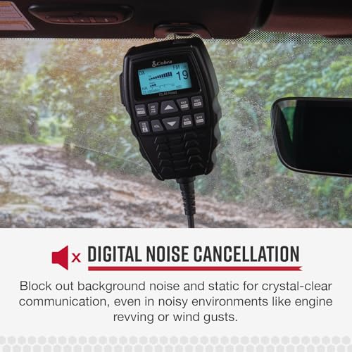 Image of Cobra 75 All Road CB Radio Wireless Microphone with Bluetooth Connectivity - AM /FM, Waterproof, Pack of 1