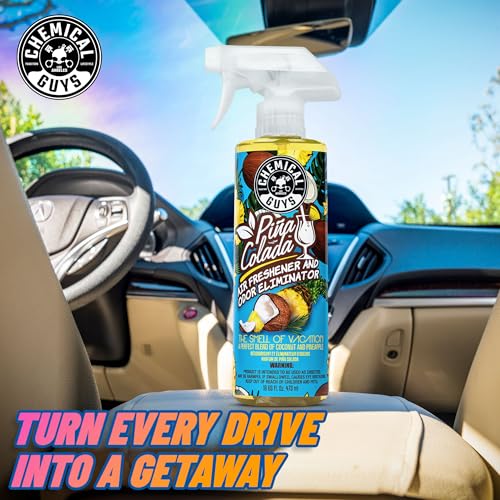 Chemical Guys AIR22904 Premium Air Freshener & Odor Eliminator (4 Oz, Piña Colada Scent) - Image 4