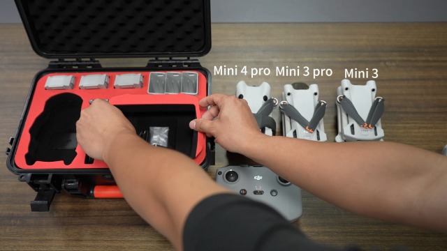 STARTRC Custodia Rigida Impermeabile Per DJI Mini 4 Pro / Mini 3 / Mini 3 Pro, Valigetta Da Viaggio Con Spazio Per Drone, RC2/RC, 7 Batterie E Accessori