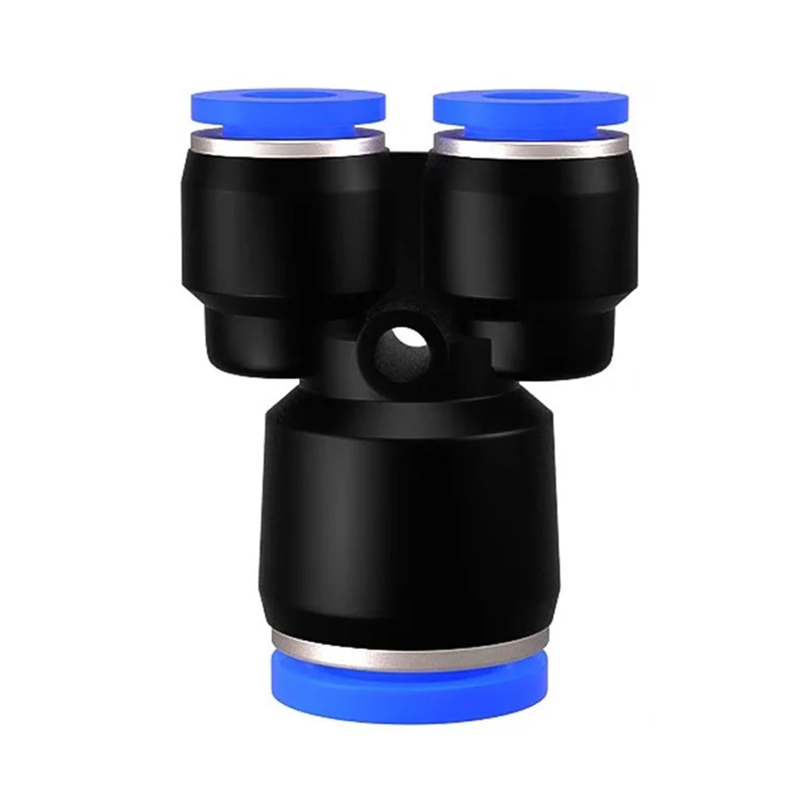 Conector neumático de plástico for tuberías, conexión rápida de agua PY/PW, 4, 6 mm, 8 mm, 10 mm, 12 mm, racores en Y for manguera, 100 unidades.(PW8-6)