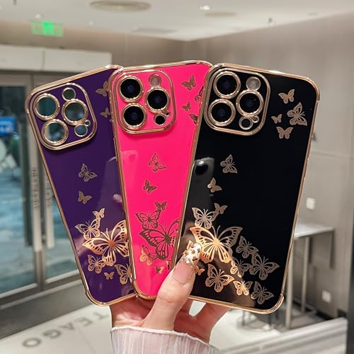 Coque de protection iPhone 16 Pro rose vif finition galvanisée - 7