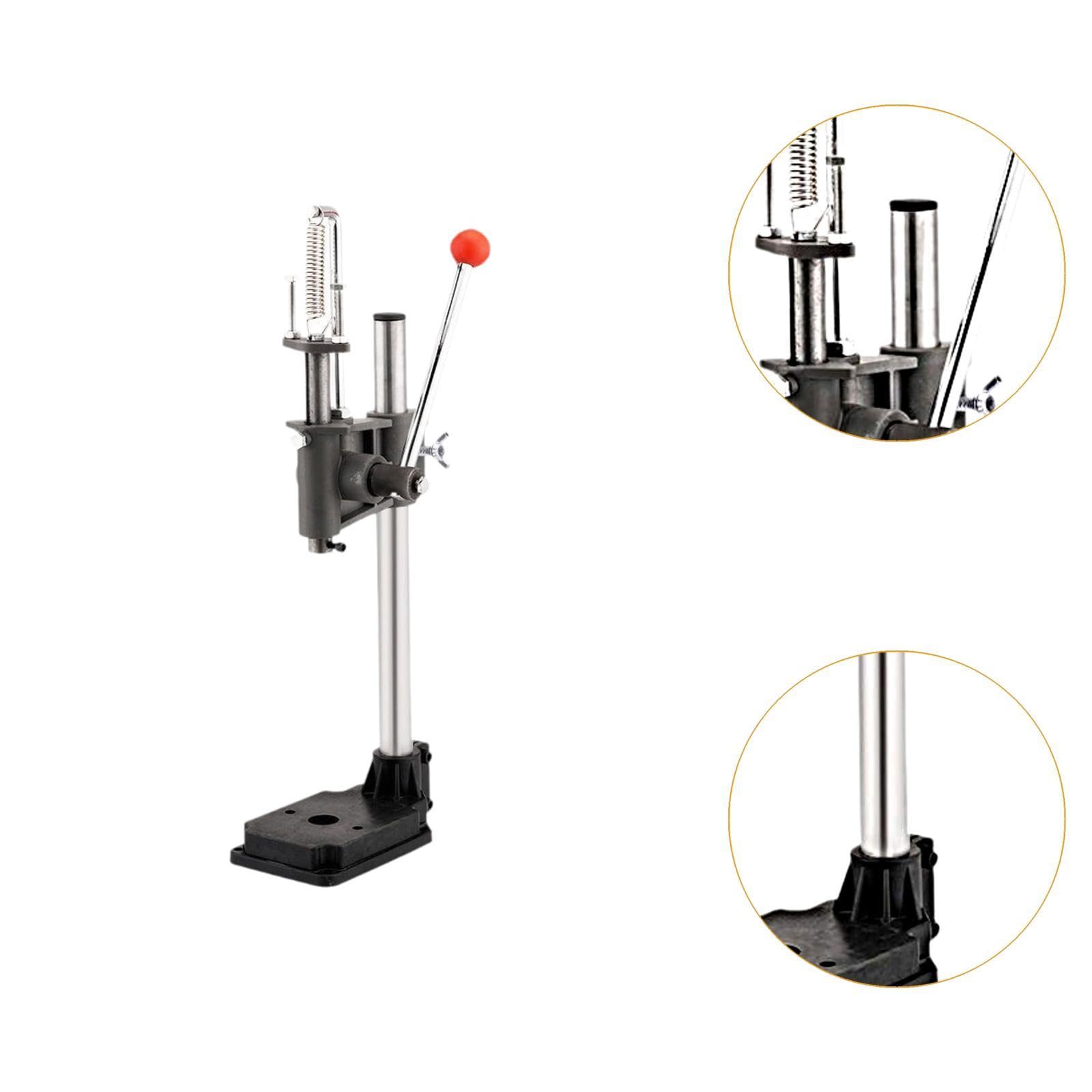 Perforatrice Cuir Machine à Main Outil de Pression Manuel Découpe Métal Fonction Embossage Convient Aux Artisans Débutants et Professionnels Atelier U, Hauteur 46cm