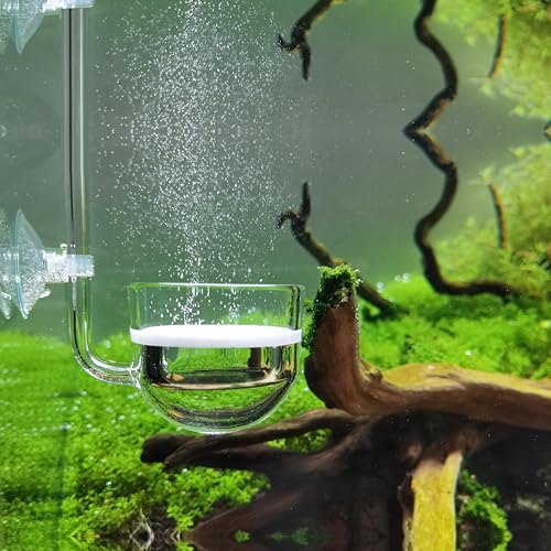 JARDLI Music Glass CO2 Diffuser for Aquarium, 2" (75+ gal)